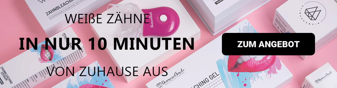 Weiße Zähne in nur 10 Minuten